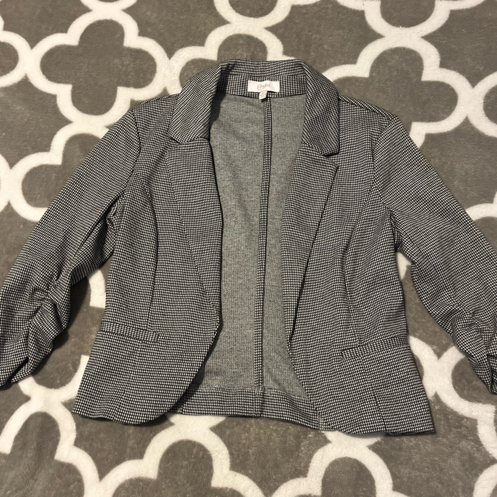 Candie's Black and White Blazer